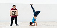 Breakdance Teenager Style Movement Hiphop Concept