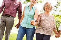 Diversity Friendship Older Elderly Pensioner Concept
