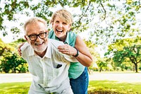 Senior Couple Relax Lifestyle Together Concept