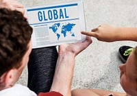 Global Worldwide Map Marketing Concept