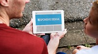 Responsive Web Design Word Concept