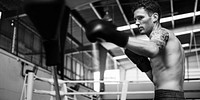 Boxer Boxing Athlete Strong Workout Fighting Concept