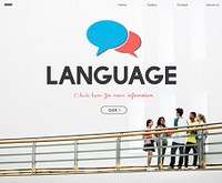 Online Language Learning Interface Concept
