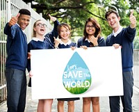 Save Water Natural Nurture Environmentally Development