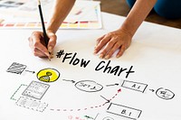 Flow Chart Information Strategy Icon