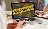 Under Construction Alert Safety Warning Privacy Concept