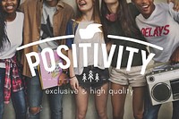 Happiness Delightful Smile Positivity Graphic Word