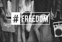 Freedom Positivity Hipster Music Hipster