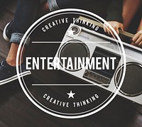 Entertainment Vintage Vector Graphic Concept