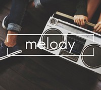 Melody Vintage Vector Graphic Concept