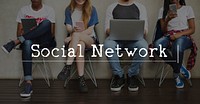 Social Network Connection Communication Icon