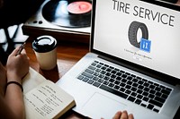 Tire Service Wheel Website Concept