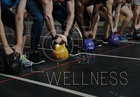 Wellness Health Lifestyle Workout Graphic Word