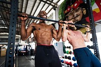 Crossfit group at the gym