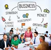 Business Growth Investment Market and Trade Concept