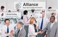 Alliance Merge Partnership Collaboration Concept