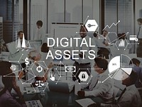 Digital Assets Business Management System Concept