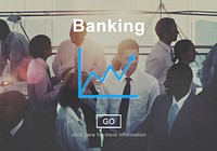Banking Financial Savings Progress Chart Concept