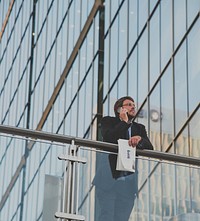 Businessman in the city 