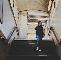 Woman travelling