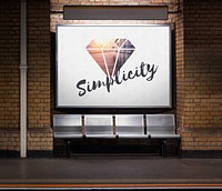 Minimalistic Simplicity Pragmatism Diamond Word