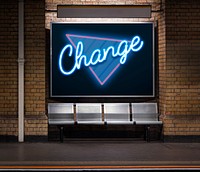 Change billboard in subway