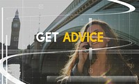 Get Advice Consult Strategy Business Word