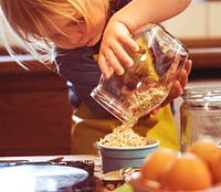 Kid in the kitchen