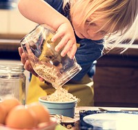 Kid Cooking Class Baking Concept