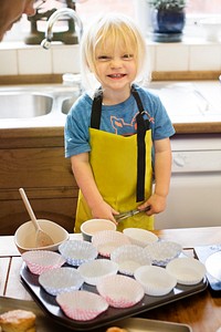 Kid Cooking Class Baking Concept