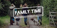 Family Together Leisure Home Words