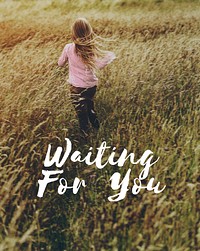 Waiting For You Word Text