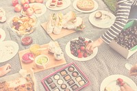 Picnic Lunch Meal Outdoors Park Food Concept