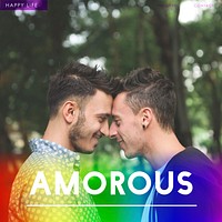 Gay Couple Love Smitten Affection Words