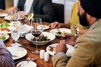 Business People Dining Together Concept