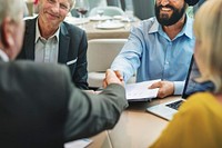 Business People Dining Together Concept