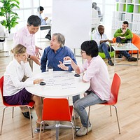 People working together in an office