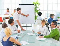 Group of Business People in the Office Concept