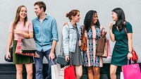 Group Of People Shopping Concept