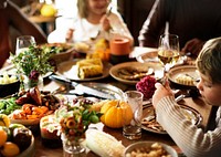 Friends and families are gathering on Thanksgiving day together