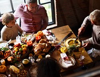 People are celebrating Thanksgiving day