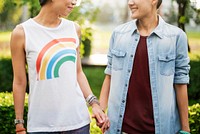 LGBT asian lesbian couple