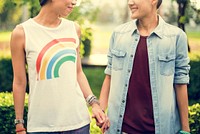 LGBT asian lesbian couple