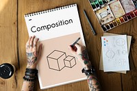 Creative Design Content Boxes Icon Graphic