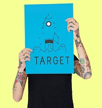 Performance Way to Success Target Icon