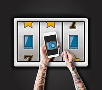 Slot Machine Casino Multimedia Icons