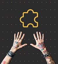 Jigsaw Puzzle Icon Symbol Sign