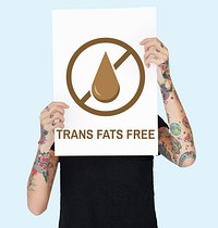 Trans Fats Free Healthy Lifestyle Concept