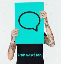 Speech Bubble Contacts Communication Connection