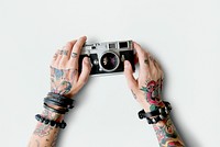 Tattoo Camera Photography Media Creative Film Concept